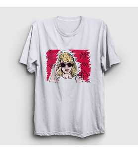 Presmono Unisex Beyaz 1989 Taylor Swift T-Shirt 309943tt