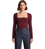 Stil Kadın Büzgü Drape Detaylı Vücuda Oturan Bluz Regular Örme Slim Kalıp
