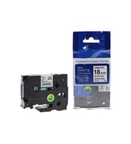 Brother P-Touch Muadili Beyaz Etiket 18 Mm Tze-Tape Aze241