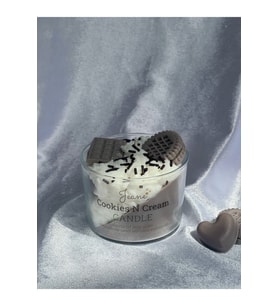 Cookie Kurabiye Cream Krem Vanilya Çikolata Aromaterapi Kokulu Mum