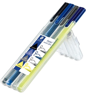 Staedtler 34 Sb4 Triplus Mobile Office 4'Lü Set Finerliner 3349 Tükenmezkalem 431 M3 Kurşunkalem 0.5 (Standart)