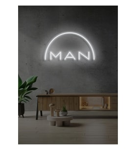 Rent A Carlara Özel MAN Yazılı Neon Tabela