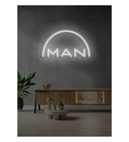 Rent A Carlara Özel MAN Yazılı Neon Tabela