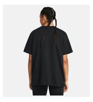 UNDER ARMOUR Campus Oversize Siyah Kadın T-Shirt 1387193-001