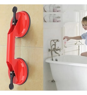 Büyük Boy Vantuzlu Banyo Tutacağı Banyo Tutacağı Kilit Vantuzlu Çok Kuvvetli Vak