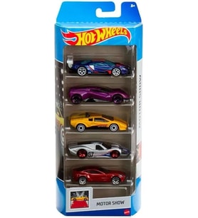 Hot Wheels-1806 Beşli Araba Seti Motor Show Hly63 (Çok Renkli)