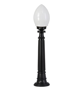 AVONNI BSU-68204-BSY-M3-B Siyah Boyalı Dış Mekan Aydınlatma E27 ABS Akrilik Cam 20cm