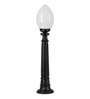 AVONNI BSU-68204-BSY-M3-B Siyah Boyalı Dış Mekan Aydınlatma E27 ABS Akrilik Cam 20cm