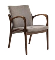 Sandalye 19861 Zus 2006 MODEL Kolçak Kayın Ayak Rahat Oturm Parlk Ceviz El yapım
