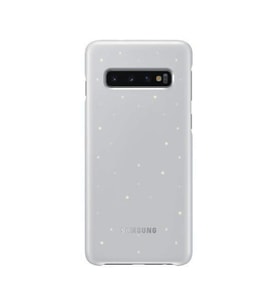 Galaxy S10 ile Uyumlu Kılıf Led Cover Beyaz EF-KG973CWEGWW