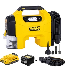 Stanley Sxvi02001A 12Volt/18Volt 2Ah Li-Ion Şarjlı 160 Psi Dijital Basınç Göstergeli Lastik & Yatak (Çok Renkli)