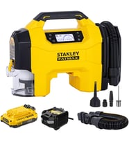 Stanley Sxvi02001A 12Volt/18Volt 2Ah Li-Ion Şarjlı 160 Psi Dijital Basınç Göstergeli Lastik & Yatak (Çok Renkli)