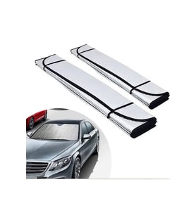 Oto Ön Cam Güneşlik Katlanabilir UV Koruyucu Renault Megane Hyundai i20 Opel Astra Toyota Corolla