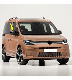 VW Caddy 2021-2026 Sağ Dış Dikiz Ayna Camı Isıtmalı 2K7857522B