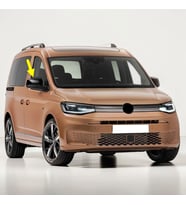 VW Caddy 2021-2026 Sağ Dış Dikiz Ayna Camı Isıtmalı 2K7857522B
