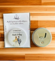 10 Adet Söz, Nişan, Nikah, Düğün Hediyesi Buton Açacak Magnet Kart ve Ambalajlı Tek Tek (btnmg4)
