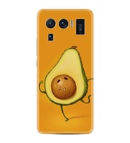 Xiaomi Mi 11 Ultra Kılıf Resimli Desenli Silikon Platinium Series Dance Avokado 1878