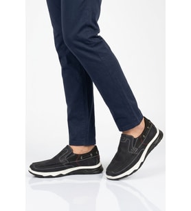 Ayakmod Premium Lacivert Hakiki Deri Erkek Casual Ayakkabı 2675 M