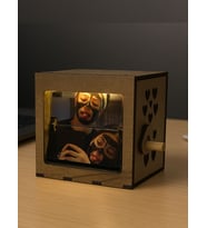 Kişiye Özel Işıklı 6 Fotoğraflı Anı Kutusu - Memory Box