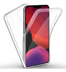 Apple iPhone 12 Pro Kılıf 360 Tam Koruma Şeffaf Silikon (Renksiz)