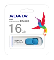 Adata C008-16GB 16GB USB2.0 Classic (White + Blue) Flash Bellek