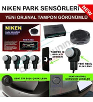 Park Sensörü Arka Sesli Orjinal Lens Görünümlü Yeni Nesil Beyaz Lens