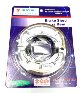 Suzuki Address 110 Orjinal Arka Fren Balatası -Arasmoto (Siyah)