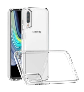 Samsung Galaxy A30S Kılıf Full Şeffaf Sararmaz Kapak (Renksiz)