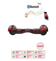 CityMate Elektrikli Kaykay Hoverboard 6.5 Inch scooter  Desenli Akıllı Denge - D15