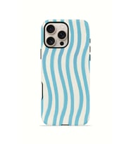 iPhone 16 Pro Max Vorian Çift Katmanlı Kılıf Aqua Wave Riviera