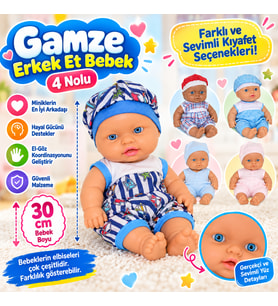 0035 Gamze, Erkek Et Bebek - 4 Nolu (adet fiyatıdır)