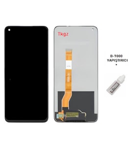 Tkgz - Oppo Realme 9 PRO Uyumlu Lcd Ekran Dokunmatik Servis + B-7000