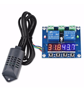 XH-M452 DC 12V 10A dijital LED Çift Çıkış Sıcaklık ve Nem Kontrol Modülü