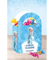 Frozen Karlar Ülkesi Temalı Mini Çanta 12x7 cm 8'li Paket