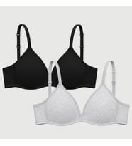 Kadın Pamuklu Balensiz Dolgusuz 2'li Paket İlk Sütyenim BB2321