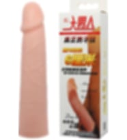 Baile Big 6 Cm Dolgulu Realistik Uzatmalı Penis Kılıfı Dildo