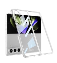 Galaxy Z Fold 5 Kılıf Zore Full Camlı Kıpta Kılıf Renksiz