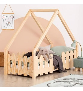 Markaawm Montessori Yatak Doğal Çam Çocuk ve Bebek Karyolası Tale (Karışık)
