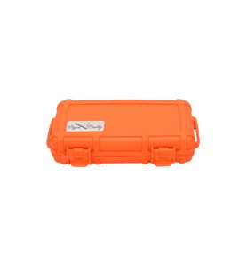 Cigar Caddy 5 Orange Travel Humidor Puro Kutusu (Karışık)