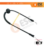 VW Golf MK5 1K1 1K5 Plus 5M1 521 Jetta MK3 1K2 4/5 Kapı 5M0837085B İçin Ön Kapı İç Açma Teli