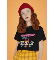 The Power Puff Girls Baskılı Unisex Çizgi Film Çocuk Tişört (1-12 Yaş)