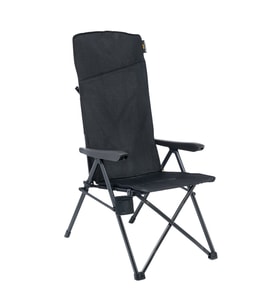 Uquip Justy XL Comfort+ Black Edition 3 Pozisyonlu Konforlu Kamp Sandalyesi (Siyah)