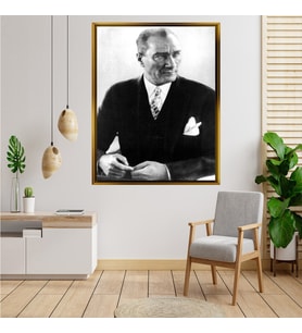ÇERÇEVELİ ATATÜRK TABLO S754