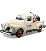 Maisto 1950 Chevrolet 3100 Pickup 1/25 / 2001 FLSTS Heritage Springer 1/24 Model Araba