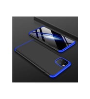 Apple iPhone 11 Pro Uyumlu Kılıf Zore Ays Kapak (Siyah-Mavi)