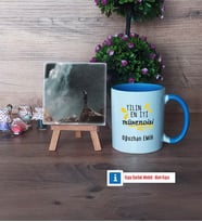Mühendisler Günü Hediyesi Fotoğraflı Dekoratif Taş, Kupa Bardak Beyaz Hediye (Model 4)
