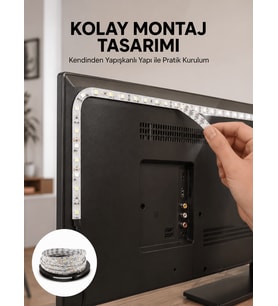 Uzaktan Kumandalı LED TV Arka Işık Şeridi Yeni Nesil