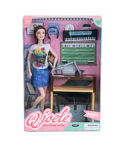 30 cm Aksesuarlı Müzik Öğretmeni Bebek 7380 (Karışık)