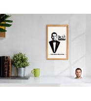 BK Gift Kişiye Özel Godfather Baba Tasarımlı Dekoratif Retro Ahşap Tablo-8