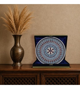 e38 EL İŞÇİLİĞİ ÇİNİ TABAK 25 CM - 6681